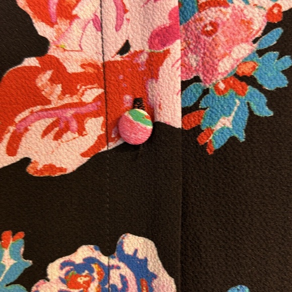 Zara Floral Button Up Blouse - Picture 4 of 5